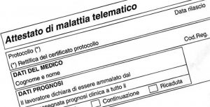 Certificato malattia - Dott. Edoardo Gagliardi - medico di base a San Mauro Torinese